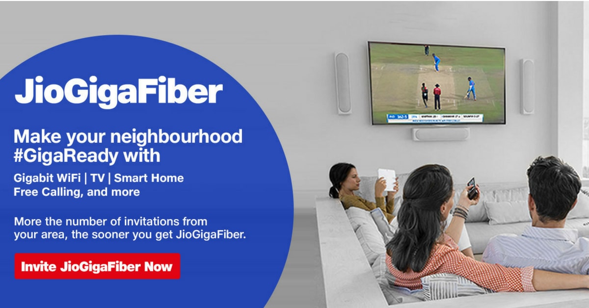 Reliance Jio Giga Fiber Registration