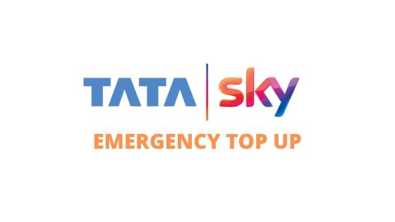 Tata Sky Emergency Top up 